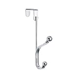 York Chrome Over Door Dual Double Hook Kitchen Bathroom Bedroom Closet Home Decor 31xNv Bo5FL. SL160 York Chrome Over Door Dual Double Hook Kitchen Bathroom Bedroom Closet Home Decor