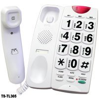 Trisonic Big Button Telephone with Speaker Phone and Memory Dialing