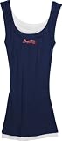 Atlanta Braves Women's Supreme Layered Navy Tank Top