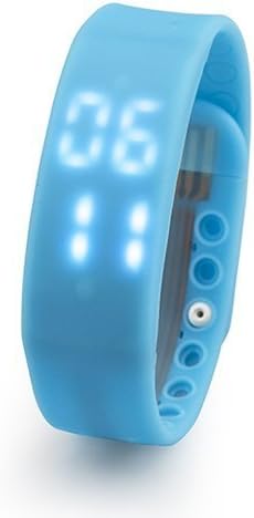 Apater Blue LED Healthy Bracelet Wristband Watch Pedometer Sleep Monitor Temperature Digital Time Display