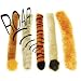 Create a whole new level of fun and physical activity with these authentic looking and sounding Animal Tails. Attach like flag football flags, when tails are grabbed and yanked each one omits the sound of the animal the tail resembles. Each set contains one each of the following tails with hook/loop fasteners: Elephant, Tiger, Lion, Monkey and Wolf. Activity guide included. Replaceable batteries. 
