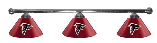 Atlanta Falcons Pool Table Light - Chrome Bar