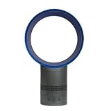 GSI Super Quality Air Multiplier Bladeless Pedestal Table Cooling Fan, 12 Inches, 90 Degree Oscillation-Black and Blue