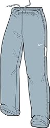 NikeWolfGrayJerseyLinedWindPant