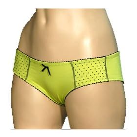 Mopas Multi Pack Of 2 Plain And Dotted Bikini Boyshort Panty