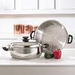 Precise Heat Stainless Steel Oversized Skillet Precise Heat Stainless Steel Oversized Skillet