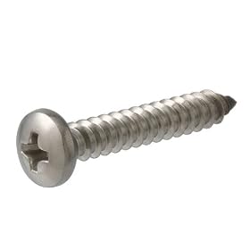 Crown Bolt 24852 #6 x 3/4 Inch Zinc-Plated Pan-Head Sheet Metal Screws, 100-Count