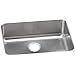 Elkay ELUH2317 Stainless Steel Center Drain Gourmet 18-3/4-Inch x 25-Inch Single Basin Undermount Stainless Steel Kitchen Sink