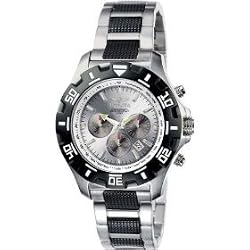 Invicta Racing Sport Chrono Series SS/Blk Silver Dial 7231
