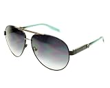 Diesel 55dsl Sunglasses - Lovison EOLJJ Metal - Acetate Black - Green Gradient grey