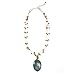 Jewelry : Glass Beads and Silk Thread Bronze Pendant "The Good Life Pendant [Bronze]" -Fair Trade Gifts