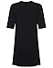 ROMWE Women's Short Sleeve Casual Loose Fit T-Shirt Tunic Dress Swing Dress