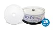 DIGISTOR 50GB 6X BD-R Media, White Inkjet Printable Surface (25 pack)
