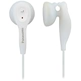 Panasonic RP-HV21 Portable EarDrops Earbud Headphones (White)