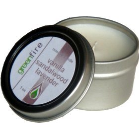 Greenfire Sandalwood Lavender Vanilla blend All Natural Massage Candle (size 1 fluid ounce)