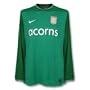 09-10 Aston Villa L/S GK Jersey - Green-M