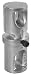 Designovations Inc. S238R8 SNAP'n SAFE Breakaway Round Ground Mount Sign Post Coupler for 8-12 Gauge Wall, 2-3/8 Inch Sign Post Size