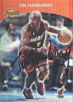 Tim Hardaway, Miami Heat, 2001 Bowmans Best Autographed Card