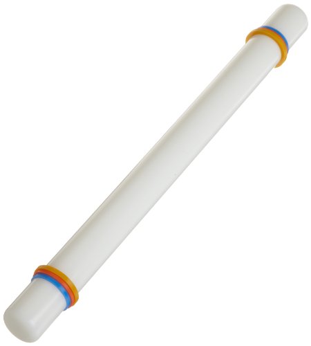 Wilton 1907-1211 Fondant Gum Paste Rolling Pin with Rings, 20-Inch at Amazon.com