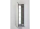 Robern Arch door 19-1/4" x 43-3/8" x 4" left hand electric bevel mirror cabinet with night light MP20D4ABLL