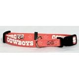 Dallas Cowboys Pink Large Pet Dog Collar (Large)
