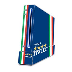 YOUNiiK Styling Skins Case Cover Nintendo Wii - Fan Article Football Italy - Forza Italia