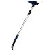 NIGRIN 6187 Eisschaber / Schneebesen, teleskopierbar (bis zu 66cm lang)