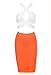 Whoinshop Women's Rayon 2 Pcs Stretch Bandage Bodycon Cluewear Bandage Dress