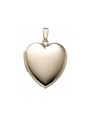 14K Gold Filled Heart Locket 1 inch x 1 inch