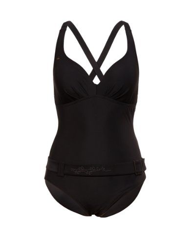 LOLE Women's Madeira One Piece Bathing Suit, Black, Medium