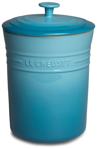 Le Creuset Stoneware Medium Canister Caribbean