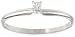 14k Gold Princess-Cut Solitaire Engagement Ring (0.05 cttw, I-J Color, I1-I2 Clarity)