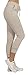 Women's Classic Elastic Drawstring French Terry Casual Marled Jogger Sweatpants