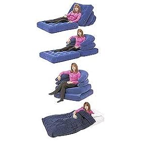 LoungAir 4-in-1 Convertible Air Comfort System Air Bed Mattress for Camping Video Gaming... by LoungAir...4-in-1 Air Comfort System