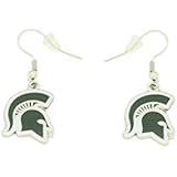 Michigan St. Spartans Dangle Earrings
