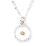 Sterling Silver Mustard Seed Pendant by Bob Siemon, 18"