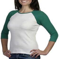 Click here to buy Bella 3 4 Raglan 2-Tone B2000.