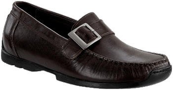 Footprints walking-shoes Cleveland from Leather in Brown with a narrow insole
