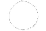 18K White Gold Matte-Finish Hand-Crafted Wire Necklace, Enhanced with Prong Set Diamond Stations.18K White Gold Matte-Finish Hand-Crafted Wire Necklace, Enhanced with Prong Set Diamond Stations.