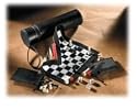 Millennium Leather Magnetic Chess/backgammon Set