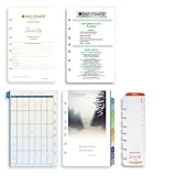 Day-Timer Serenity 2-Page-Per-Week Desk Refill - January 2009