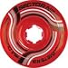 Sector 9 9-Ball 70mm Skateboard Wheels 75a Clear Red (Set Of 4)