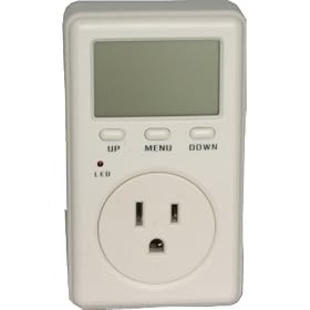 WANF Electricity Energy Watt Usage Meter for US Power Socket - backlit display