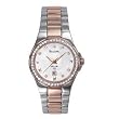 Bulova Women's 32 Diamonds Accented 2 Tone Rose Gold Marine Star Watch #98W11