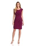 Tiana B Women's Fabulous and Flattering Dress, Wine, 6