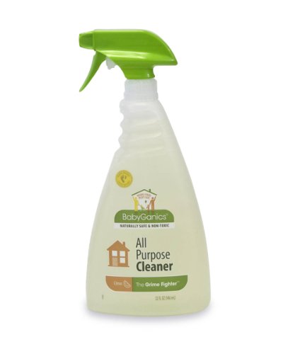 Babyganics The Grime Fighter All Purpose Cleaner, Citrus, 32 fl. oz.  (Pack of 3)