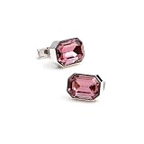 Pink Royal Crystal Cufflinks