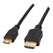 2.5m Professional HDMI to Mini HDMI Cable - 1080p - Full HD - v1.3 - Audio & Video - Ideal for HD Camcorders - 24k Gold Plated - OFC