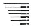 7-pc. High Speed Hex Shank Power Drill Bit Set