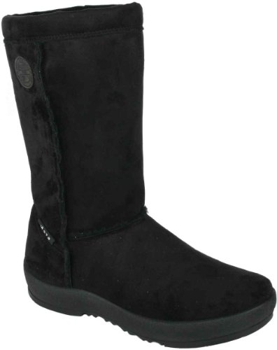 Original VISTA Winterstiefel Winterboot Fashion Style mit Veloursoptik und W.R Tex 3-lagige Isolierung Top 2099 schwarz Groesse-38